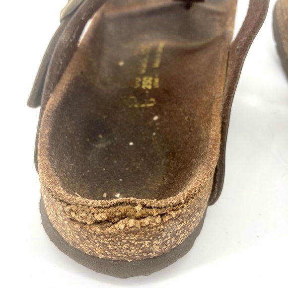 Birkenstock Black Patent Gizeh Sandal Size 39 - Picture 5 of 7